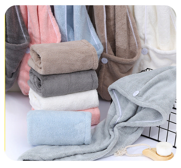 Shower Cap Magic Microfiber Hair Quick Drying Dryer Towel Bath Wrap Cap Quick Hat Turban Dry  shower cap  hair bonnet