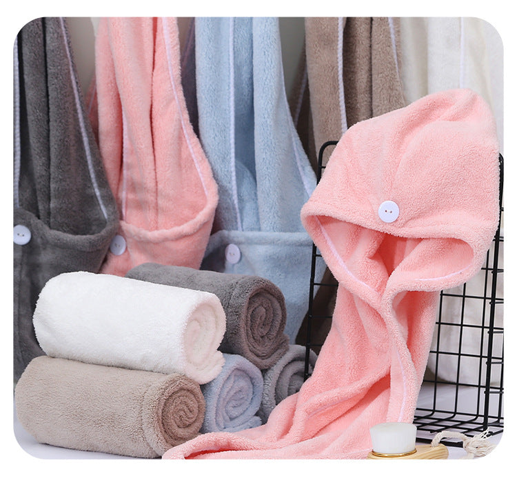 Shower Cap Magic Microfiber Hair Quick Drying Dryer Towel Bath Wrap Cap Quick Hat Turban Dry  shower cap  hair bonnet