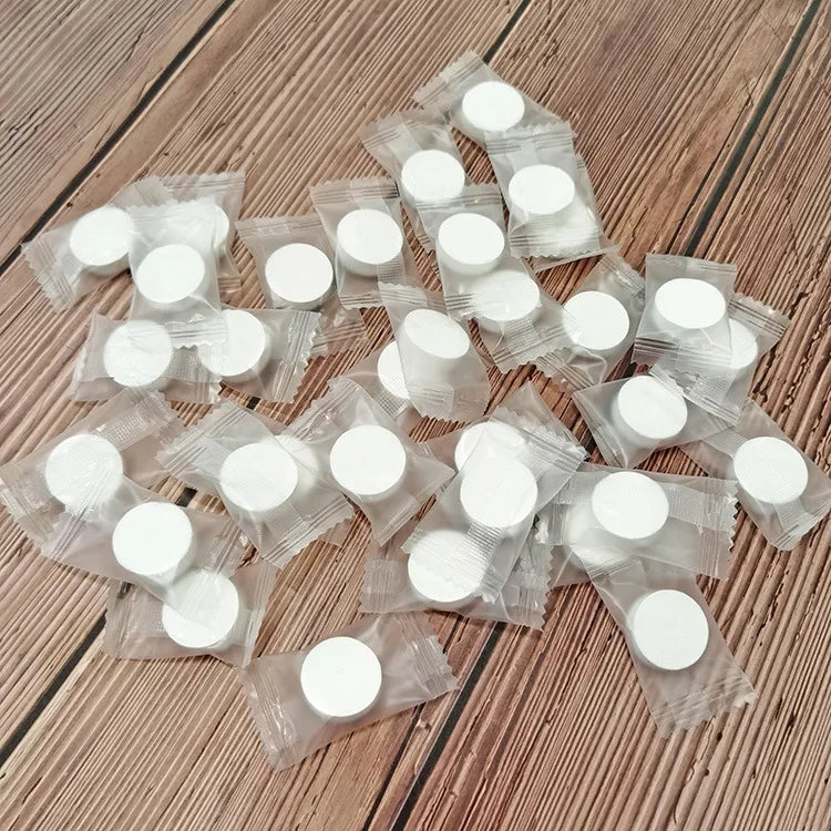 5pcs Disposable Towel Compressed Portable Travel Non-woven Face Towel Water Wet Wipe Outdoor Moistened Tissues Candy Towels