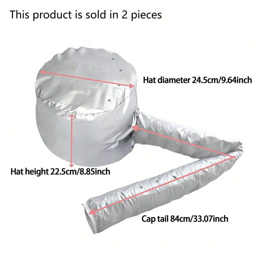 1/2pcs portable soft hair dryer cap, dry hair cap, odorless, suitable for professional hair salons and home use