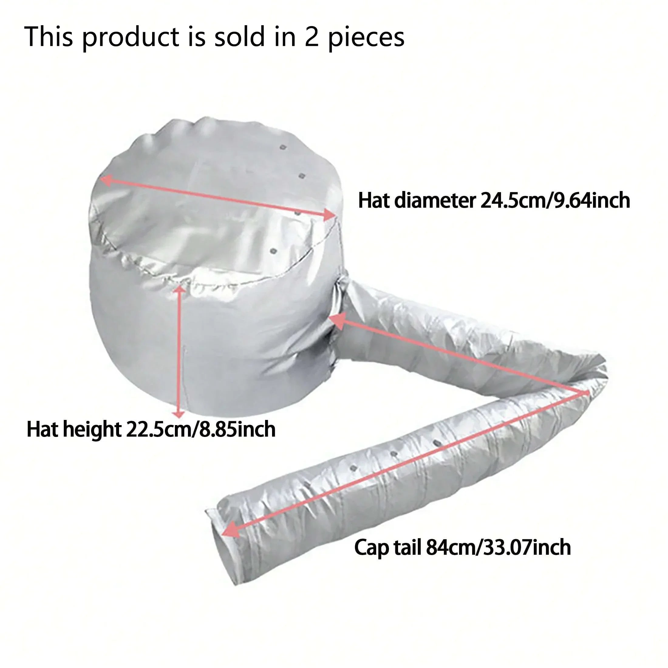 1/2pcs portable soft hair dryer cap, dry hair cap, odorless, suitable for professional hair salons and home use