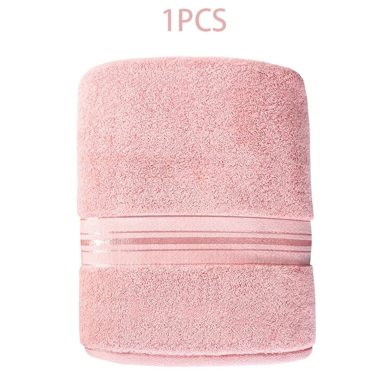 100% Egyptian Cotton Bath Towel Absorbent Adult Bath Towel Solid Color Soft Affinity Face Towel Thickened Cotton Towel