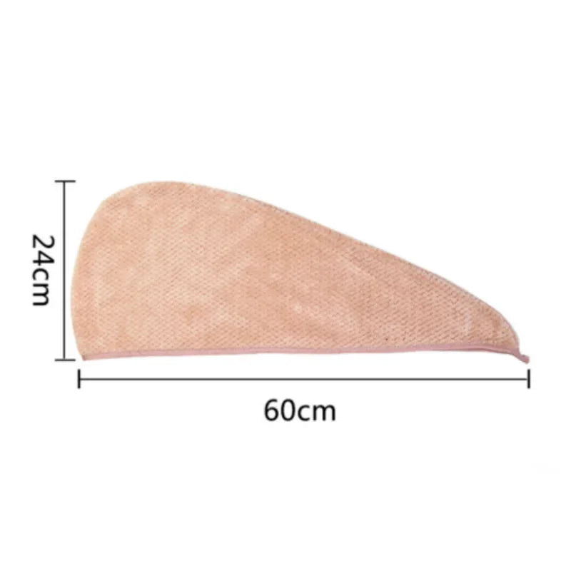 Shower Cap Magic Microfiber Hair Quick Drying Dryer Towel Bath Wrap Cap Quick Hat Turban Dry  shower cap  hair bonnet