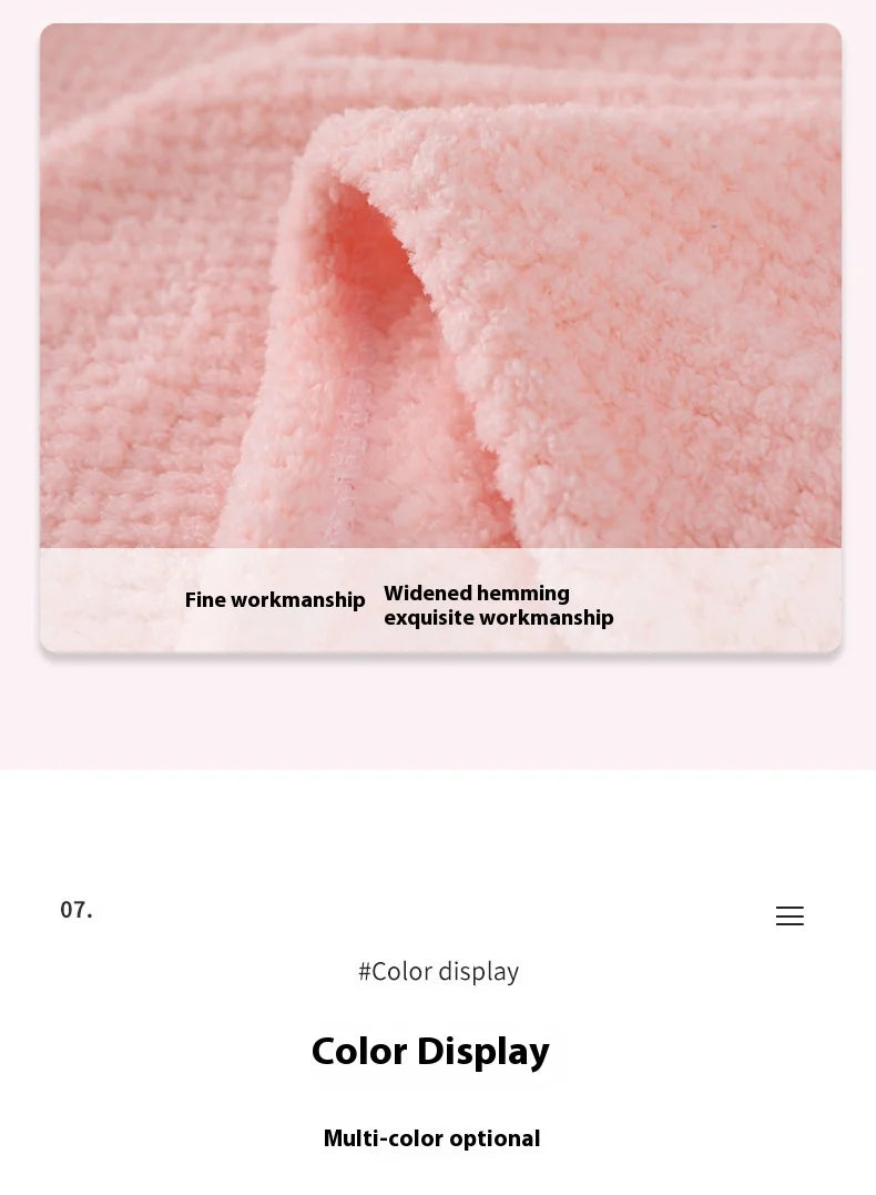 Thickened Warm Bathrobe Women's Shower Bathrobe Bath Towel Adult Student Pajamas Wearable Wrappable Sleeping Gown Girl Sleepwear