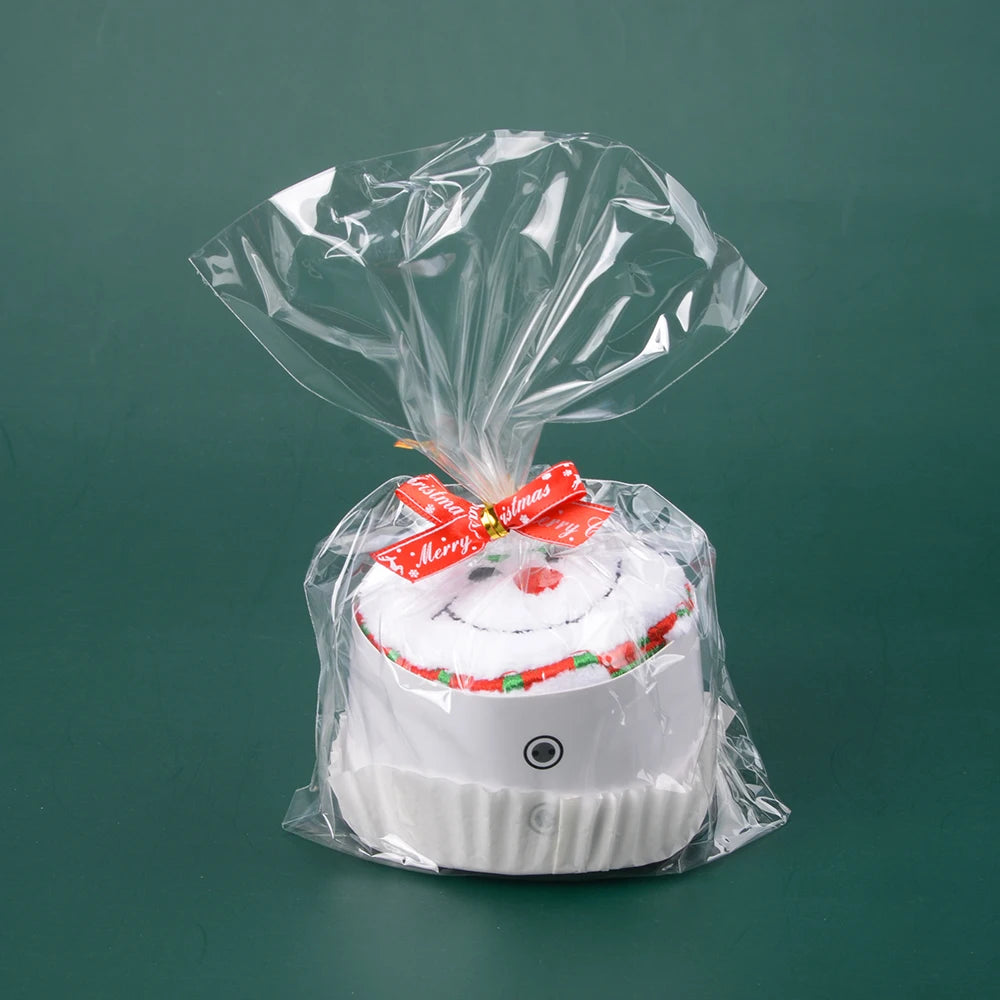 3pcs Christmas Soft New Christmas Hand towel Red Santa New Year gift Hand wash Face towel Home bathroom