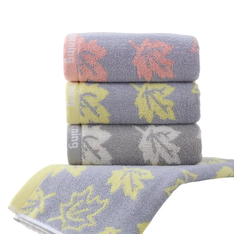 Thickened bathroom cotton towel with strong water absorption and softness, suitable for adult men and women's face towels