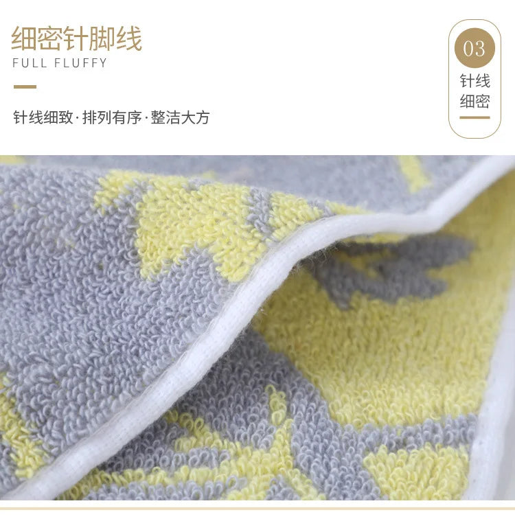Thickened bathroom cotton towel with strong water absorption and softness, suitable for adult men and women's face towels