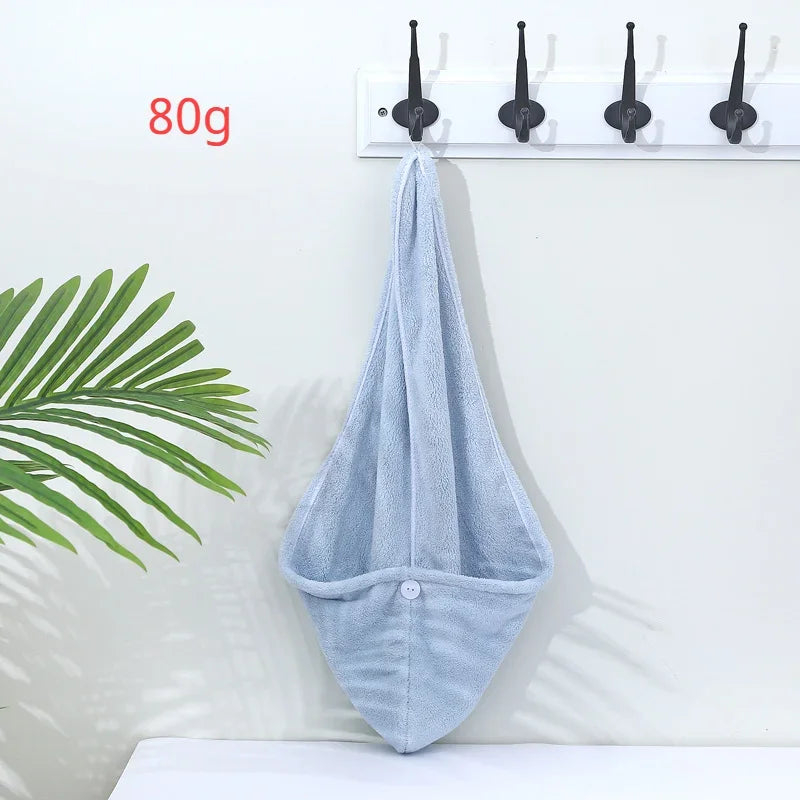 Shower Cap Magic Microfiber Hair Quick Drying Dryer Towel Bath Wrap Cap Quick Hat Turban Dry  shower cap  hair bonnet