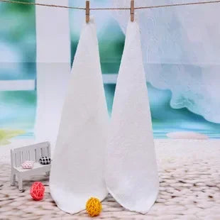 Good Quality White Cheap Face Towel Small Hand Towels Kitchen Towel Hotel Restaurant Kindergarten Towel