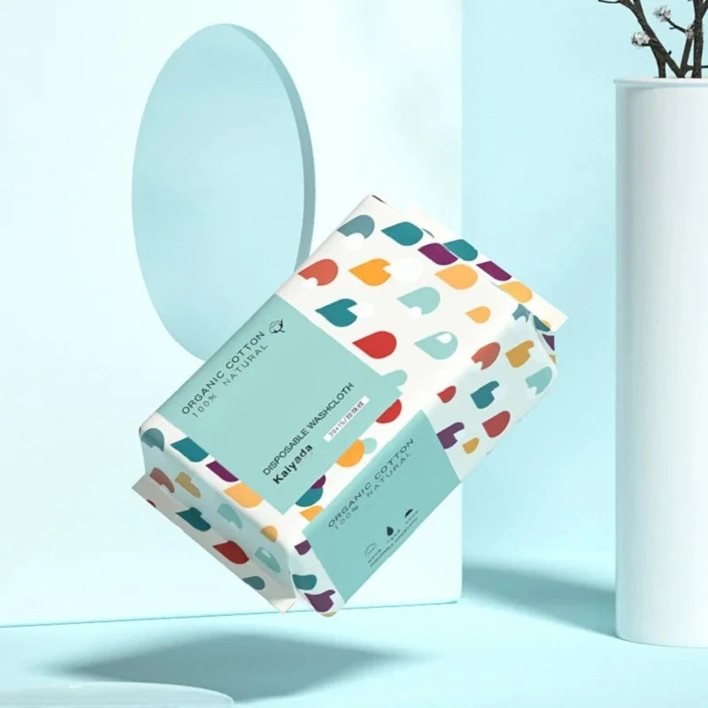 1 bag Thickened Disposable Face Towel 100Cotton Soft Fabric Travel Cleansing Dry Wet Makeup Remover Pearl Cotton Reusable