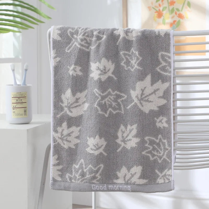 Thickened bathroom cotton towel with strong water absorption and softness, suitable for adult men and women's face towels