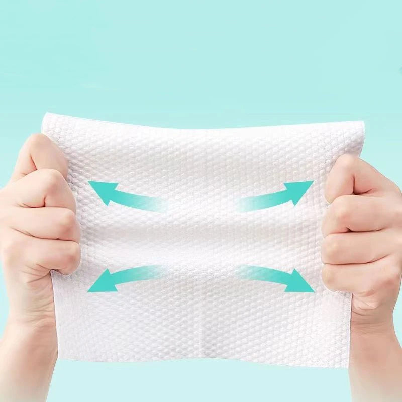 20/120pcs Disposable Face Towel Home Bathroom Bottom Pull Hanging Facial Cleansing Towels Soft Extractable Makeup Remover Paper