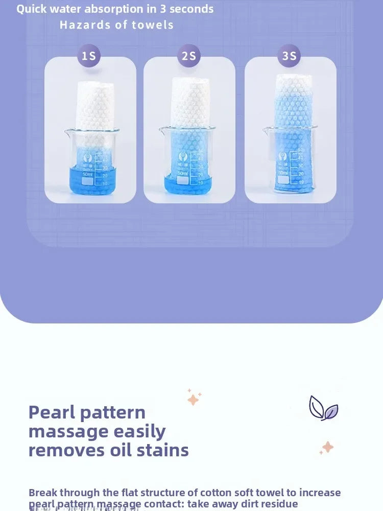 Face Towel Disposable Pure Cotton Thick Facial Towels Disposable Compressed Wipes Soft Cleansing Wipes Travel Makeup Paper Home