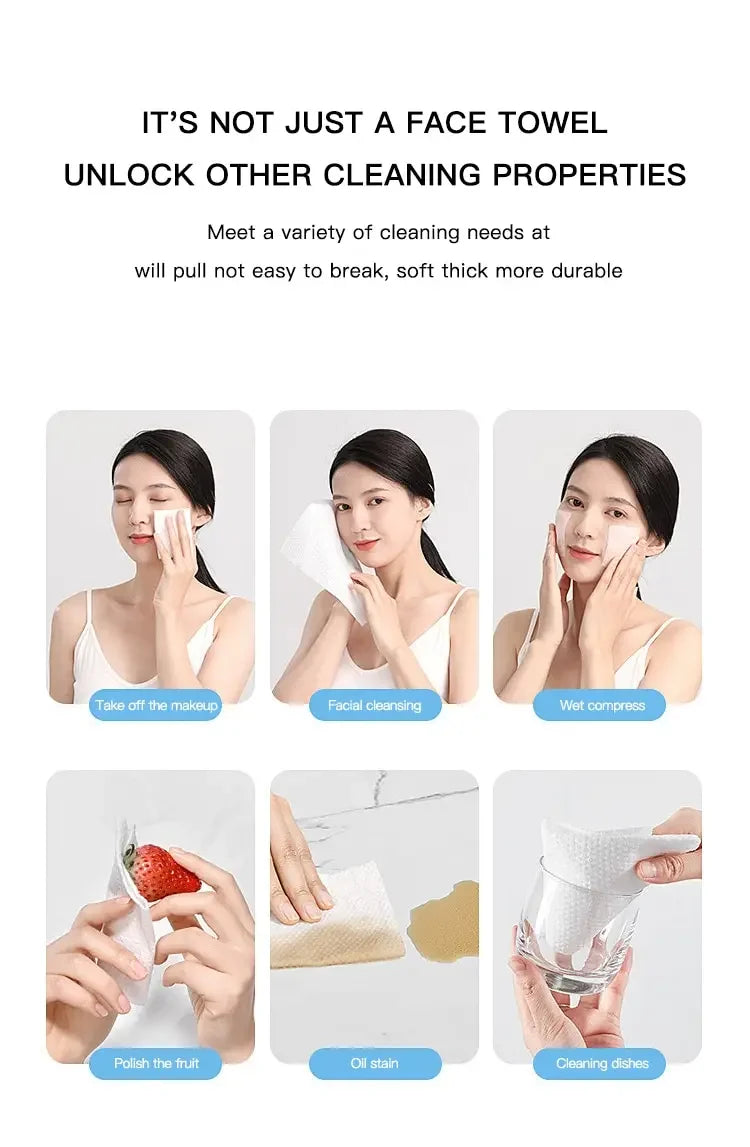 Disposable Face Towel Spa Beauty Salon Facial Cleansing Towel Towels Bathroom Accessories Wipes Microfiber Hand Towels Home