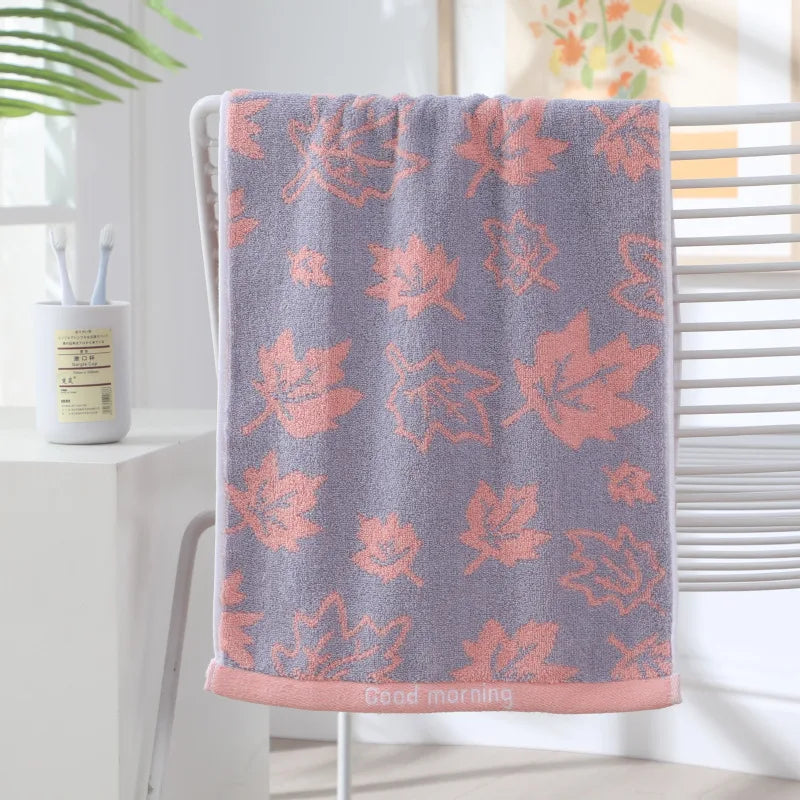 Thickened bathroom cotton towel with strong water absorption and softness, suitable for adult men and women's face towels