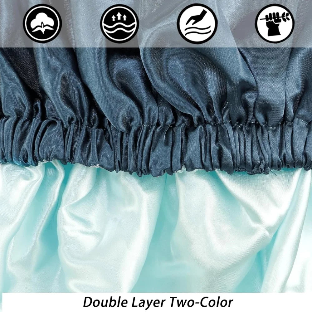 Satin Bonnet Silk Bonnet Hair Bonnet Sleeping Slouchy Beanie Hat Satin Sleep Cap Nightcap Bonnets For Women's Natural Curly Hair