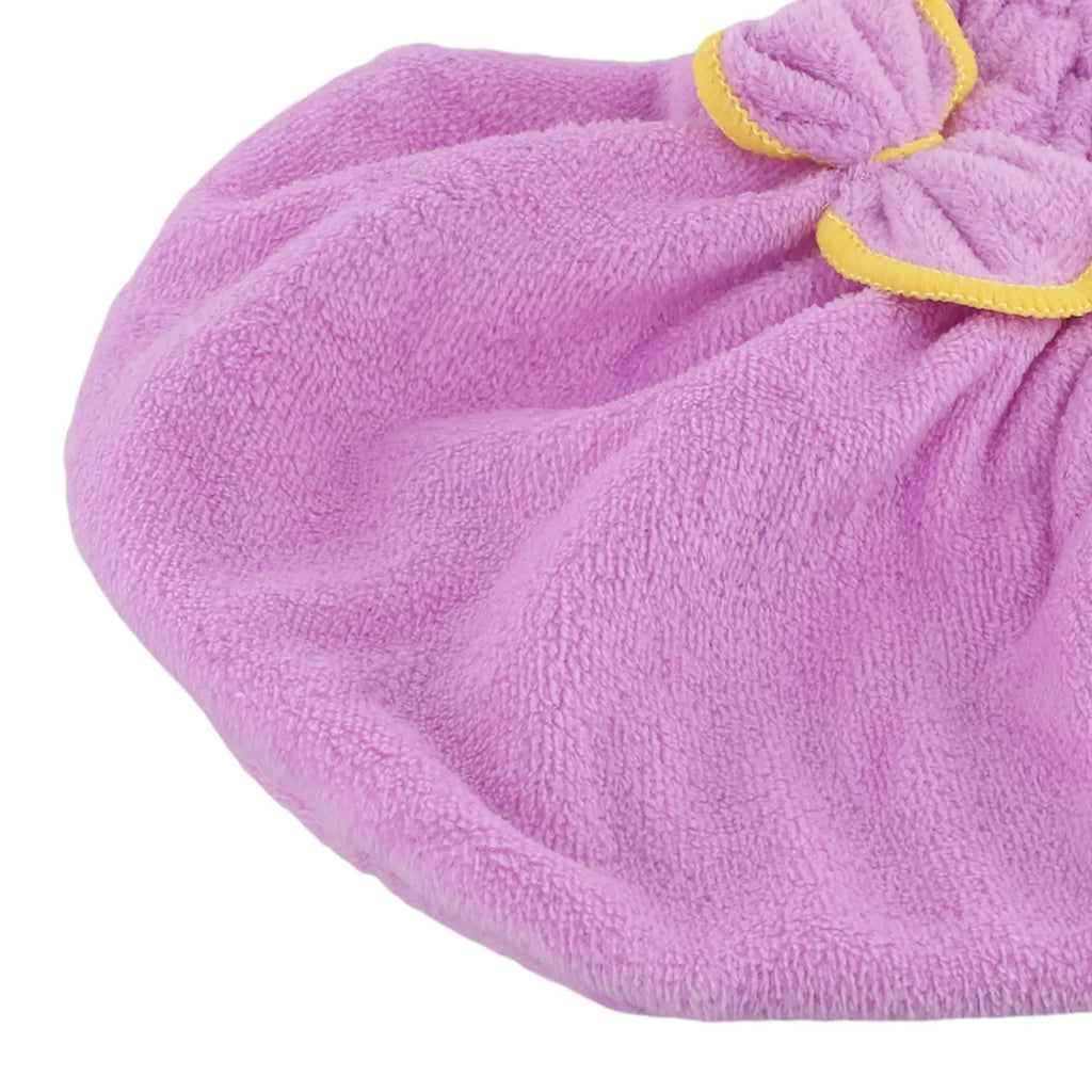 6-Colors Microfiber Solid Quickly Dry Hair Hat Hair Turban Women Head Wrap Hat Thickened Absorbent Dry Hair Cap