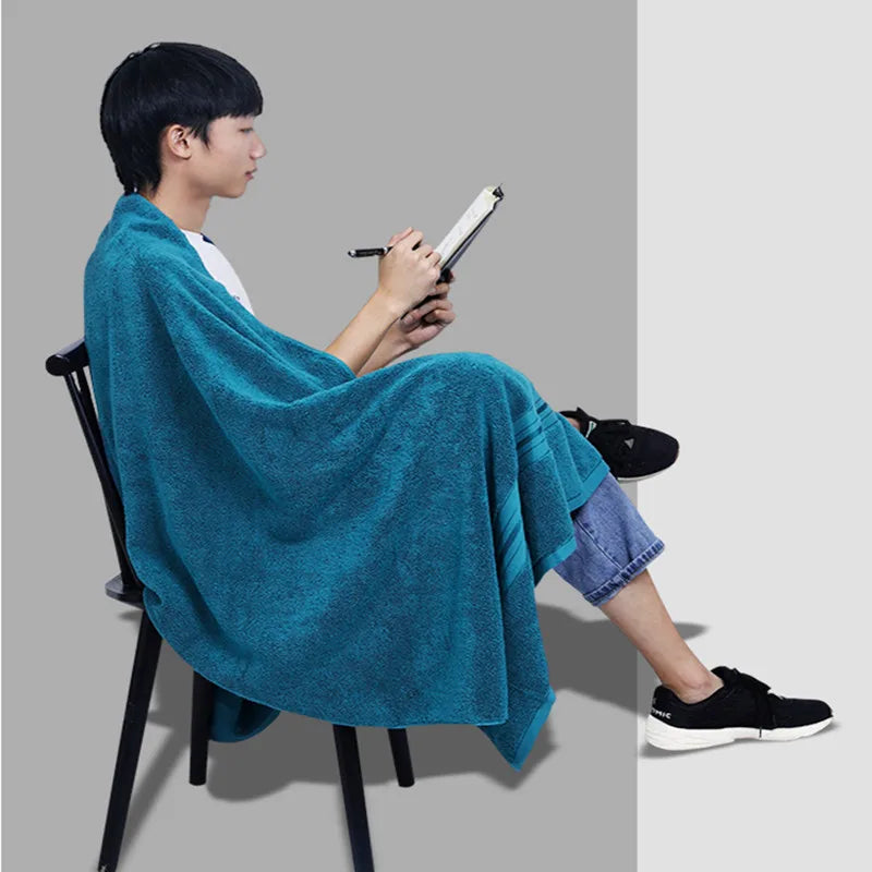 100% Egyptian Cotton Bath Towel Absorbent Adult Bath Towel Solid Color Soft Affinity Face Towel Thickened Cotton Towel