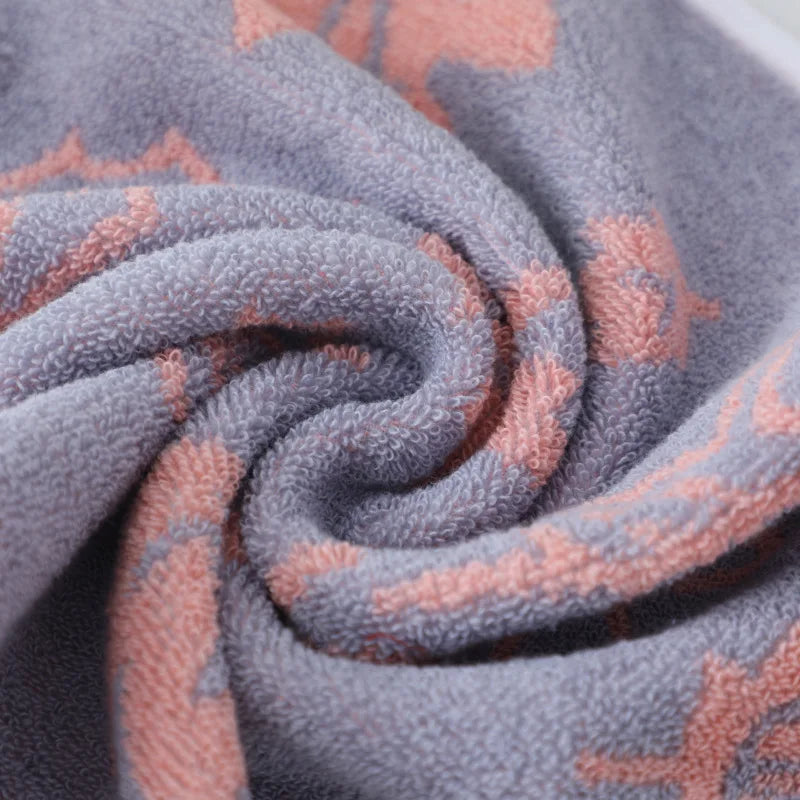 Thickened bathroom cotton towel with strong water absorption and softness, suitable for adult men and women's face towels