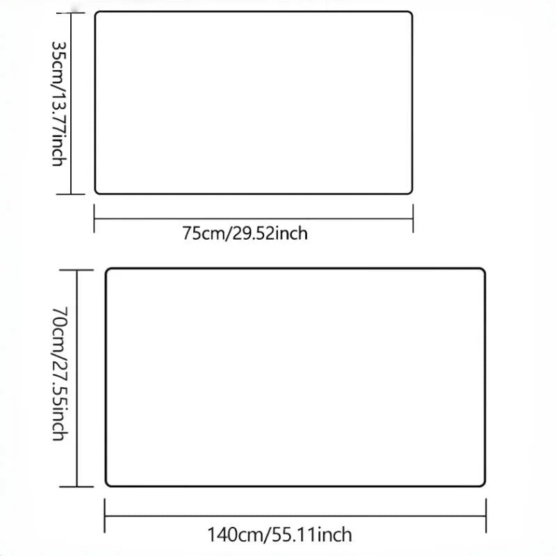 Soft Striped Bath Towel Set - Quick-Drying Absorbent Microfiber Face & Hand Towels for Bathroom, Home Spa - 70x140cm & 35x75cm