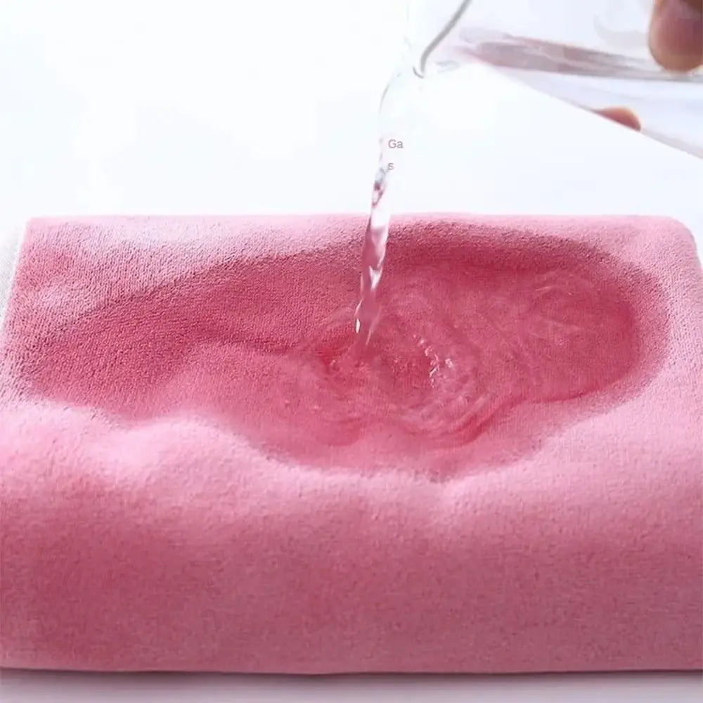 Thickened Massage Face Towel Breathable Soft Beauty Salon Towel with Hole Solid Color Headrest Pads for Beauty Salons