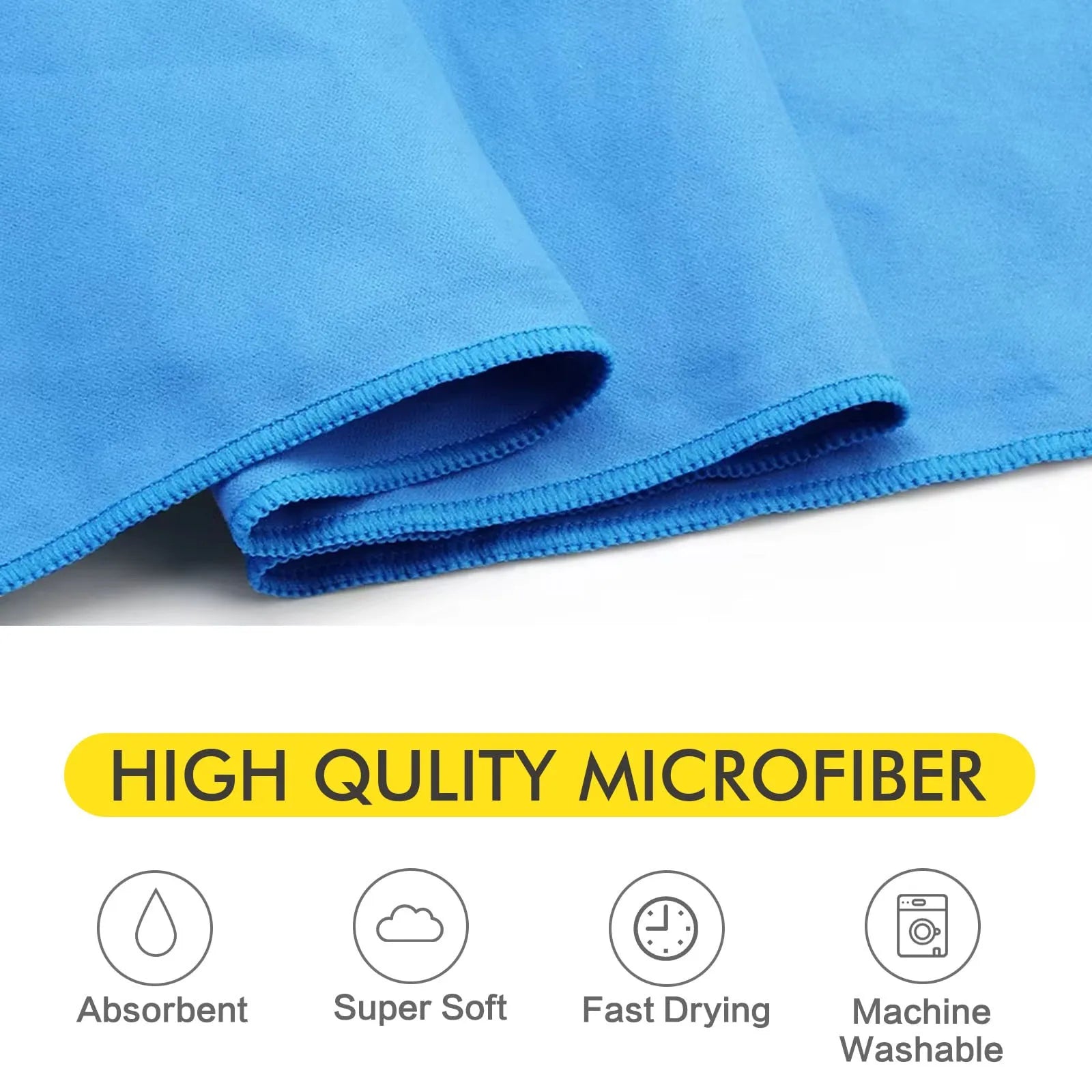 Quick-Drying Bath Towel 40x80/80x160CM Blue Grey Green Orange Strong Absorbent Microfiber Bathroom Washcloth Towels