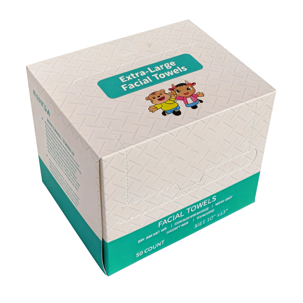 Disposable Face Wash Towel, Thick Cotton, Soft, Paper, Boxed