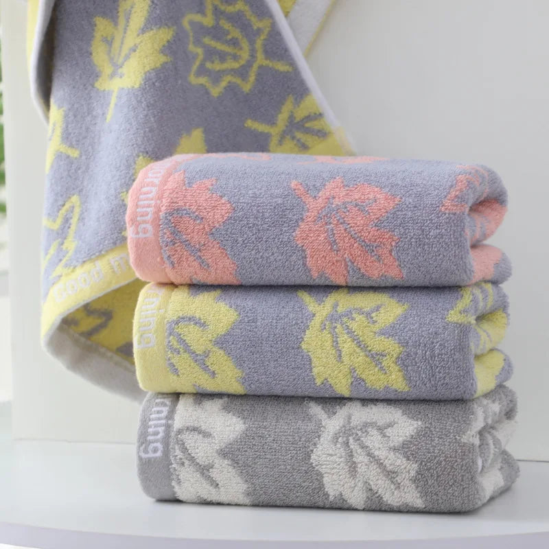 Thickened bathroom cotton towel with strong water absorption and softness, suitable for adult men and women's face towels