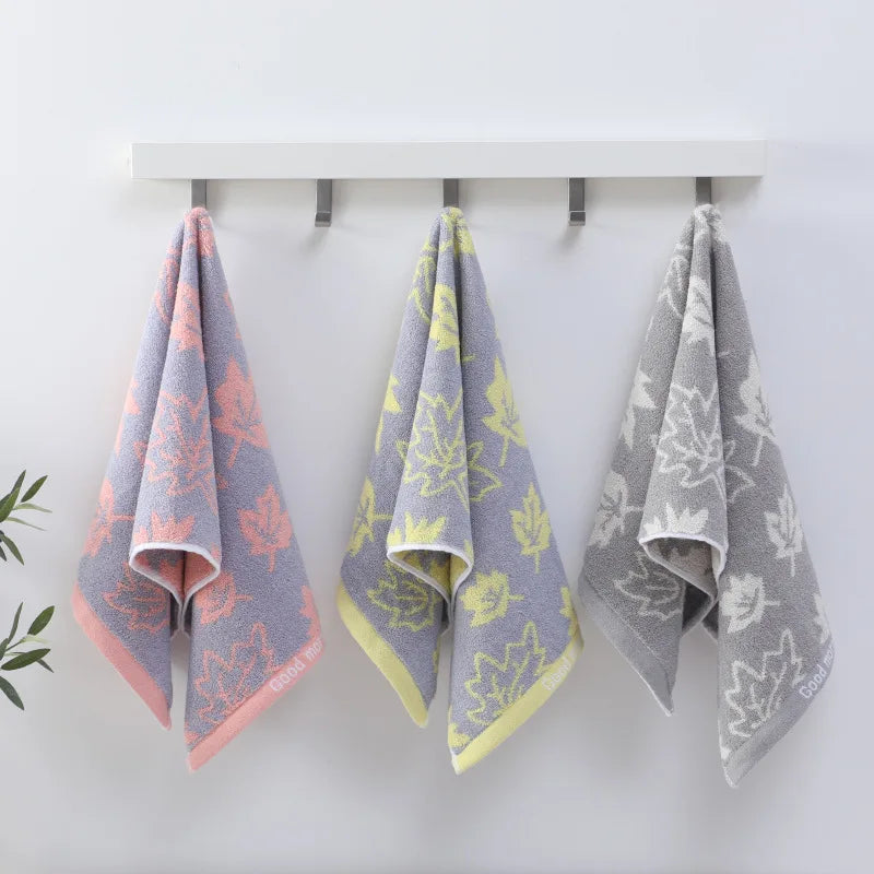 Thickened bathroom cotton towel with strong water absorption and softness, suitable for adult men and women's face towels